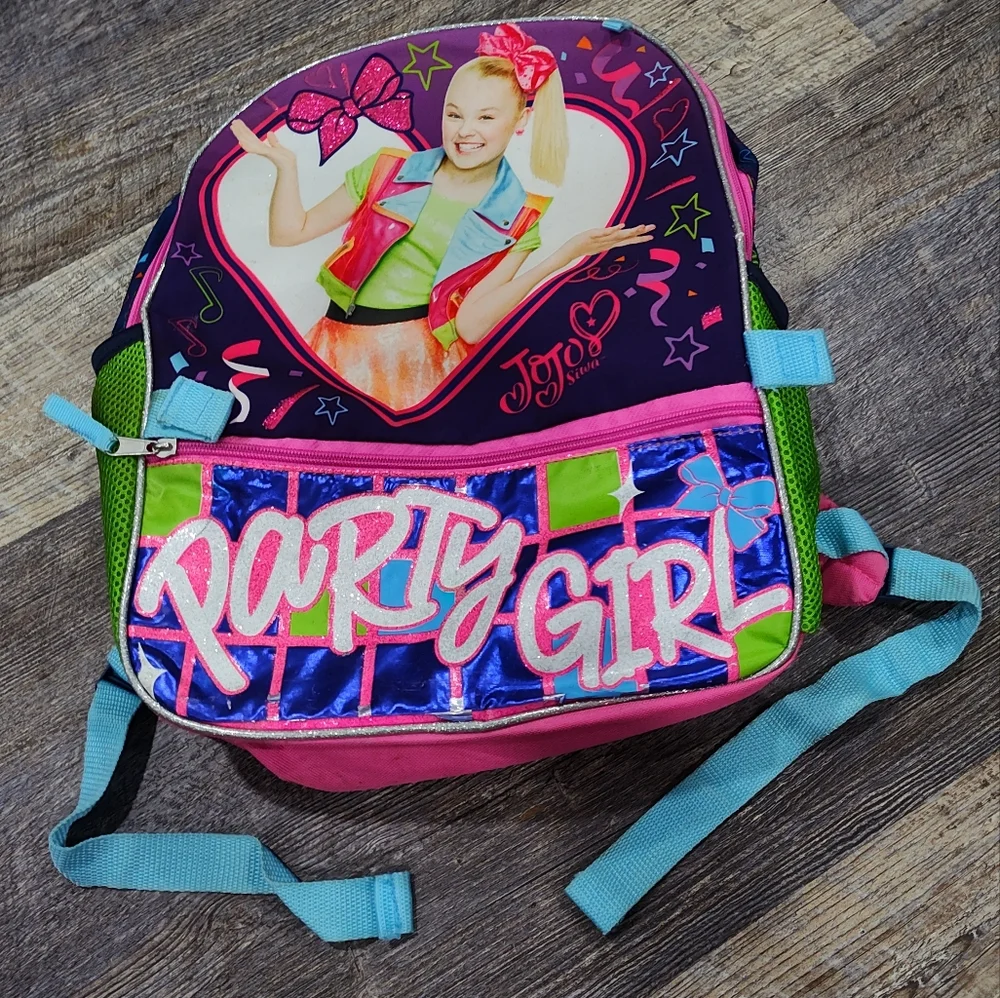 Jojo Siwa 16-inch Party Girl Backpack And Poster Combo - 2019